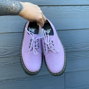 Dr. Martens Purple Loafers